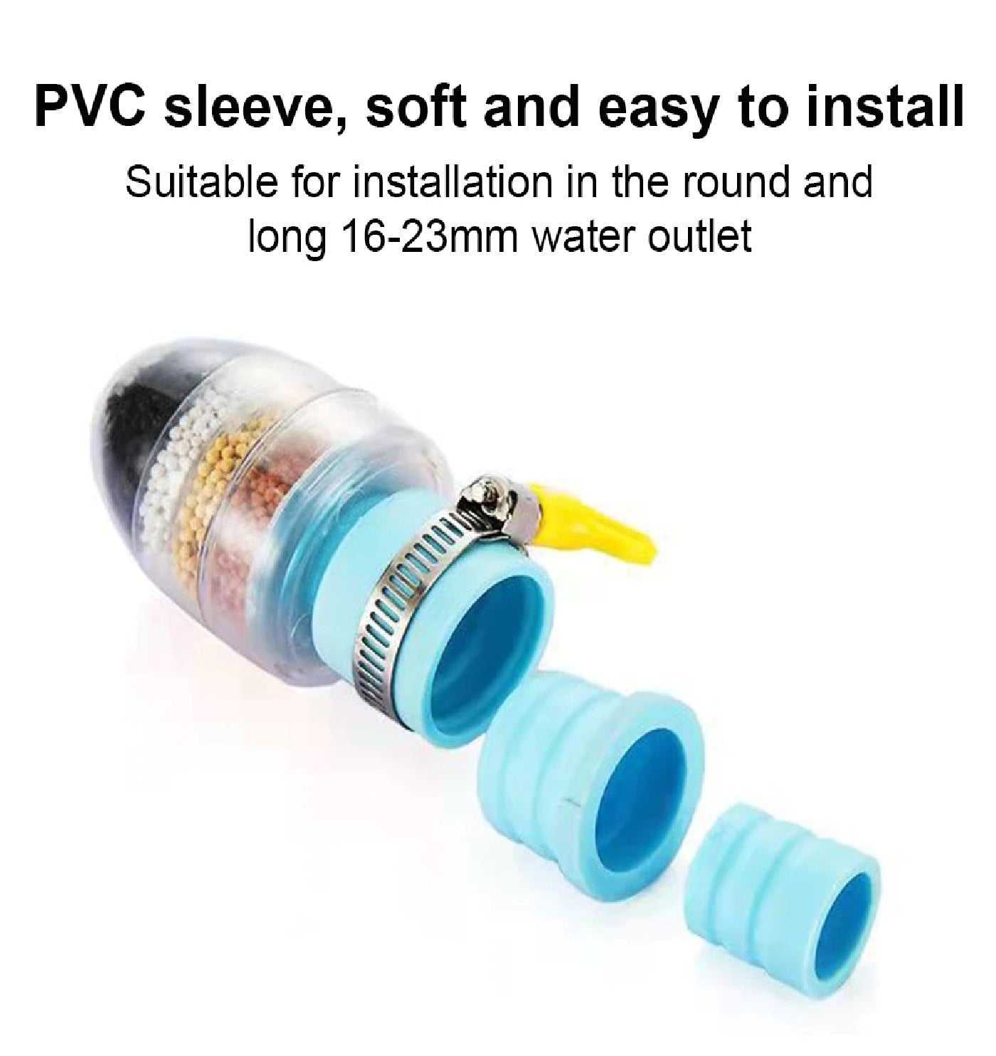 Mini filtro purificador de agua para el grifo. Agua más pura en segundos: ¡protege a tu familia con toda comodidad!